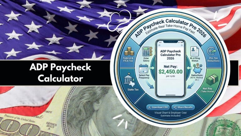 ADP Paycheck Calculator