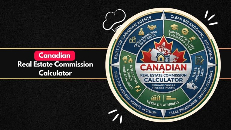 Canadian Real Estate Commission Calculator