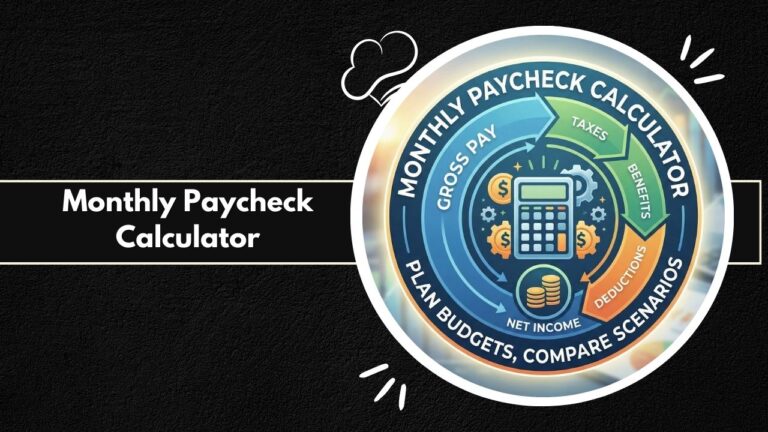Monthly Paycheck Calculator