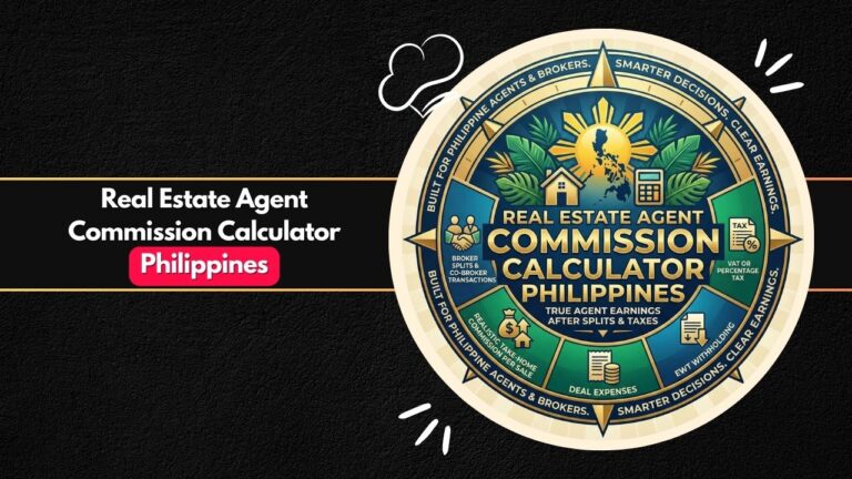 Real Estate Agent Commission Calculator Philippines