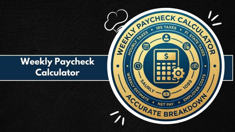 Weekly Paycheck Calculator