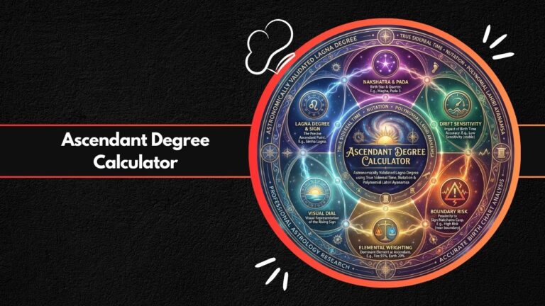 Ascendant Degree Calculator
