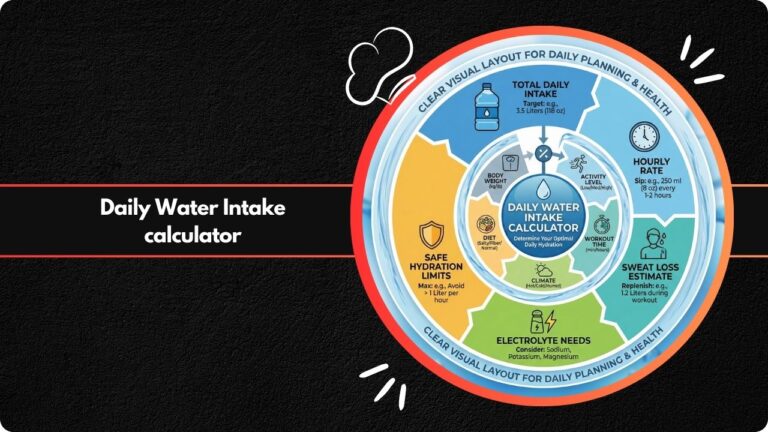 Daily Water Intake calculator