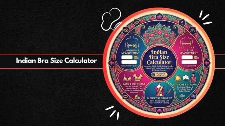 Indian Bra Size Calculator