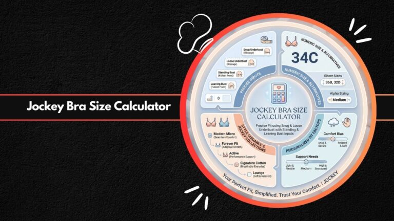 Jockey Bra Size Calculator