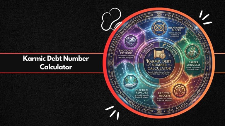 Karmic Debt Number Calculator