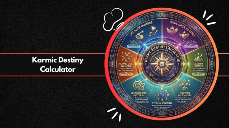 Karmic Destiny Calculator