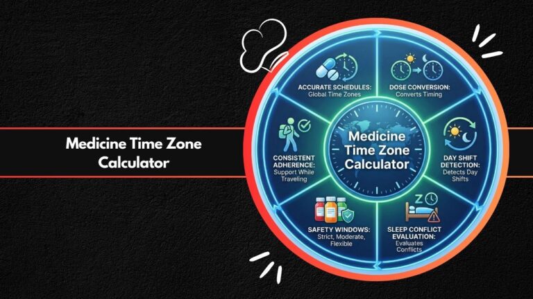 Medicine Time Zone Calculator