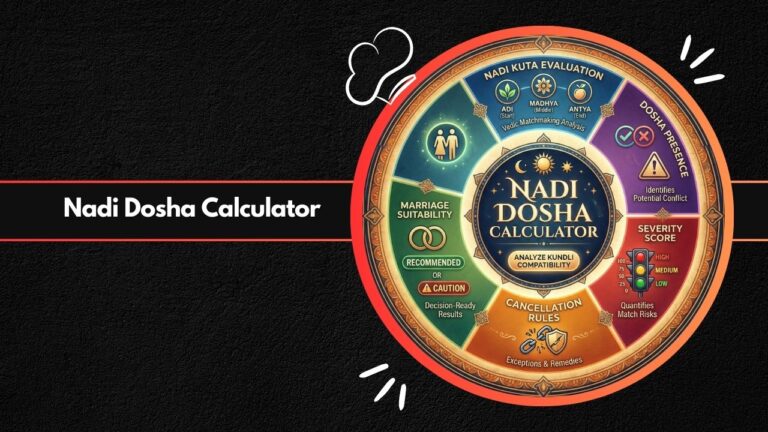 Nadi Dosha Calculator
