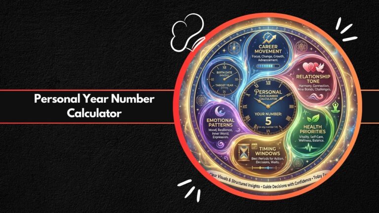 Personal Year Number Calculator