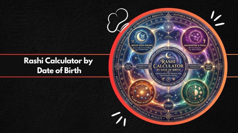 Rashi Calculator by Date of Birth