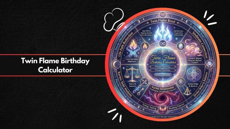 Twin Flame Birthday Calculator
