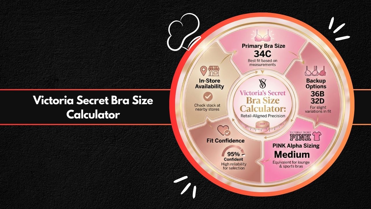 Victoria Secret Bra Size Calculator | Accurate VS Fit Tool