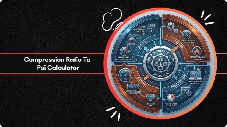 Compression Ratio To Psi Calculator