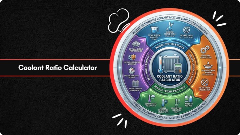 Coolant Ratio Calculator