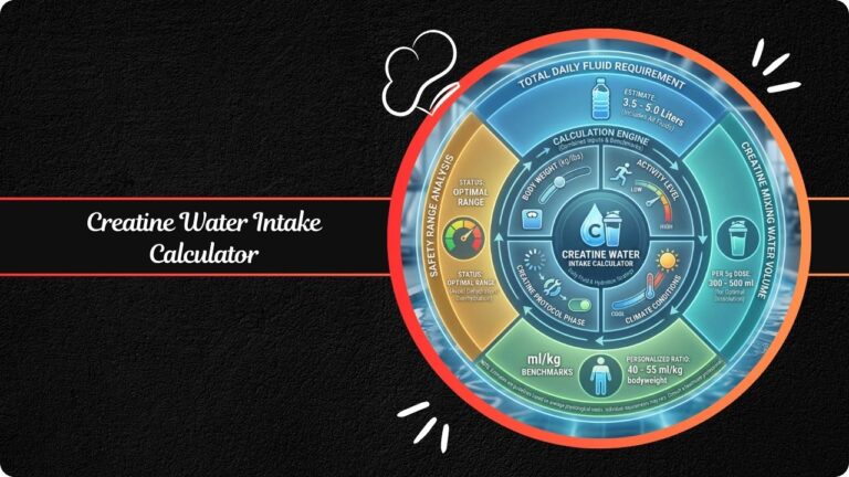 Creatine Water Intake Calculator