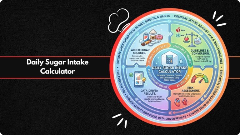 Daily Sugar Intake Calculator