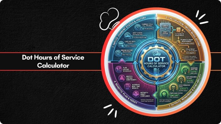 Dot Hours of Service Calculator