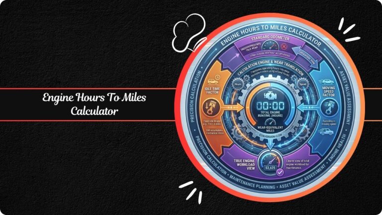 Engine Hours To Miles Calculator