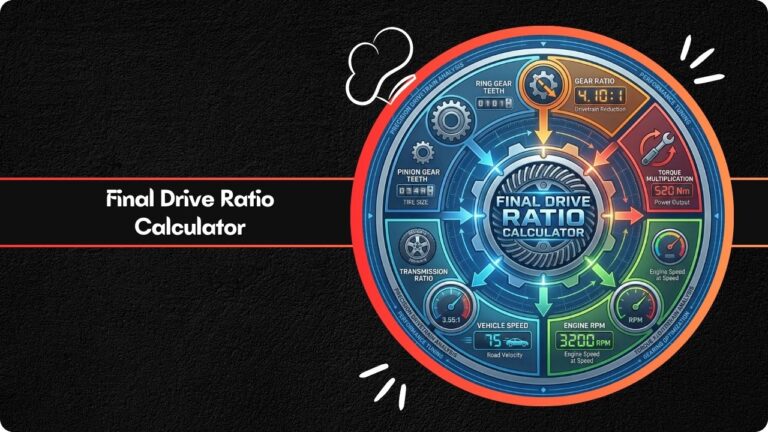 Final Drive Ratio Calculator