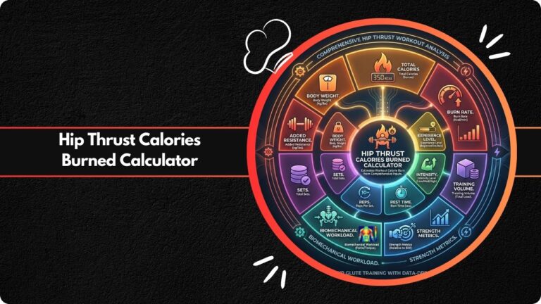 Hip Thrust Calories Burned Calculator