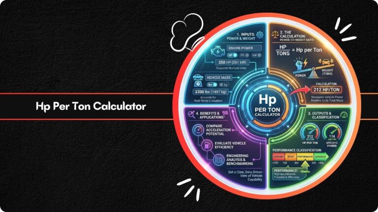 Hp Per Ton Calculator