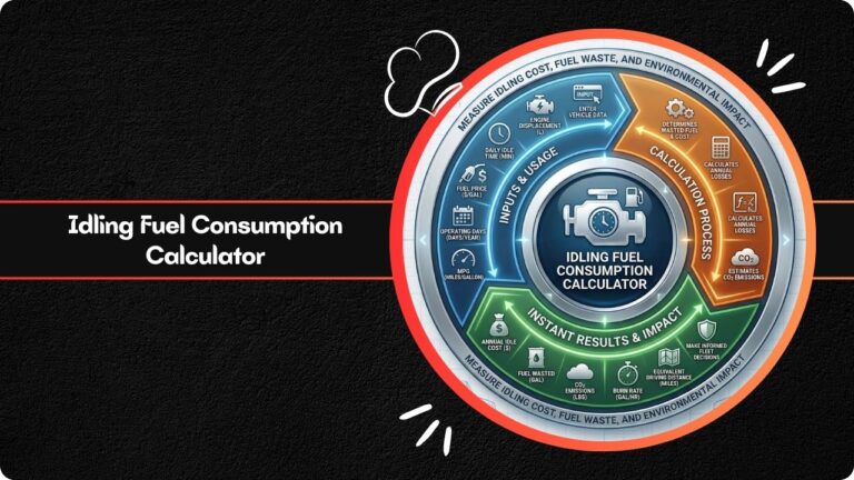 Idling Fuel Consumption Calculator
