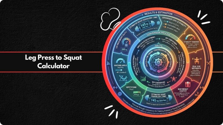 Leg Press to Squat Calculator