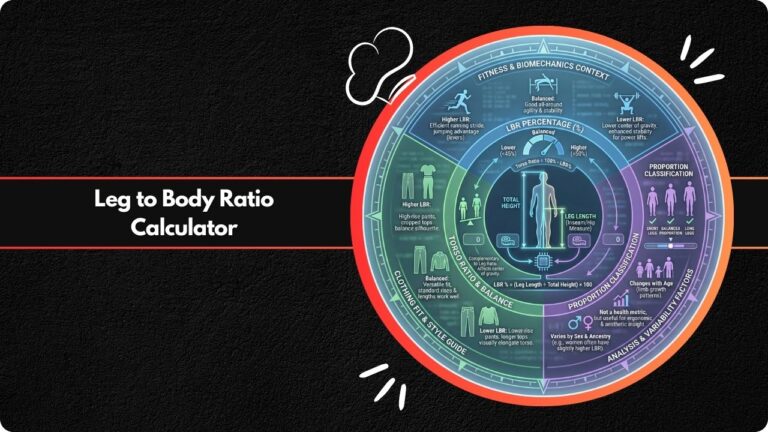 Leg to Body Ratio Calculator