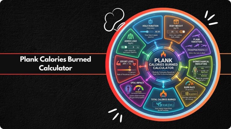 Plank Calories Burned Calculator