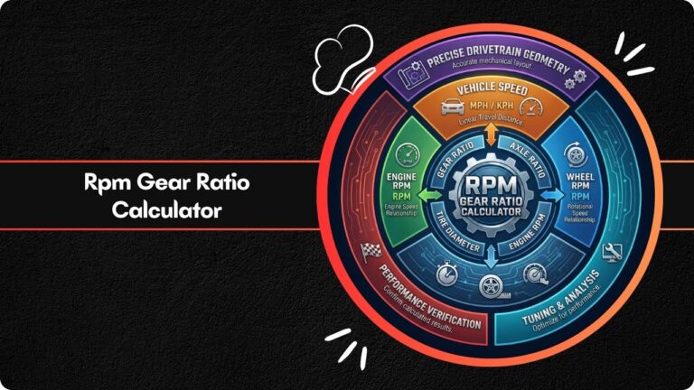 Rpm Gear Ratio Calculator