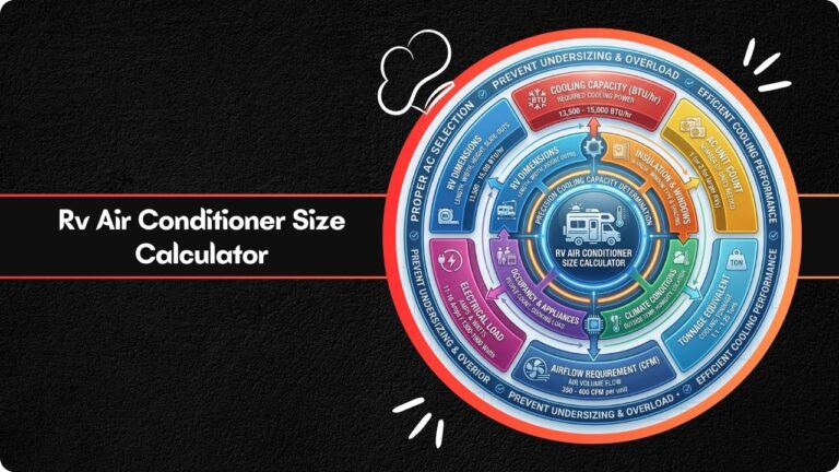 Rv Air Conditioner Size Calculator