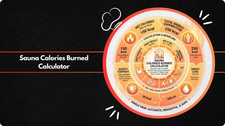 Sauna Calories Burned Calculator