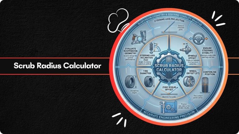 Scrub Radius Calculator