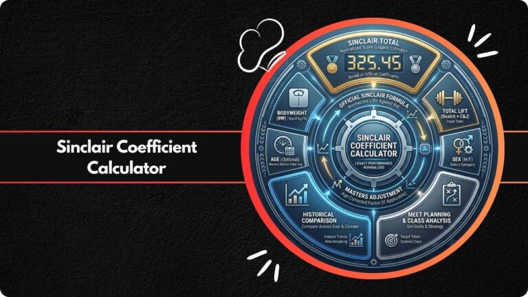 Sinclair Coefficient Calculator
