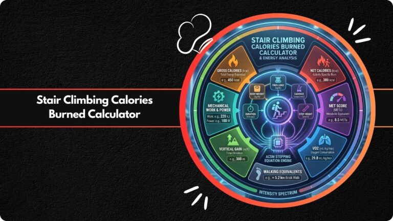 Stair Climbing Calories Burned Calculator