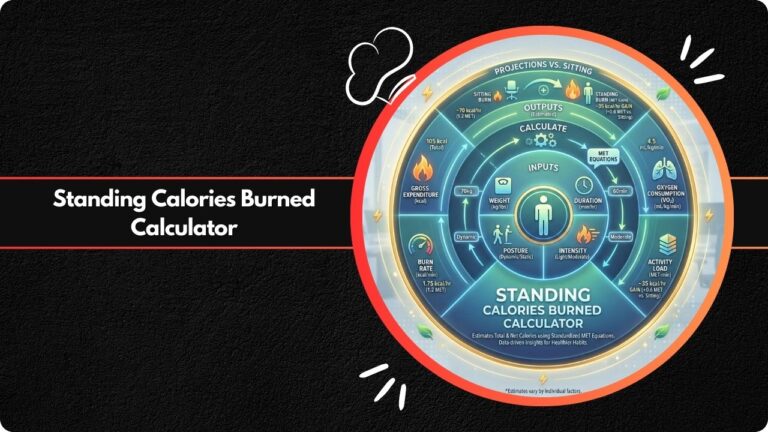 Standing Calories Burned Calculator