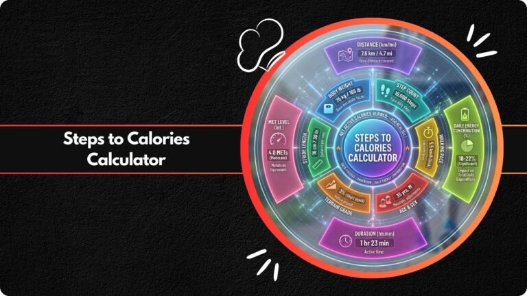 Steps to Calories Calculator