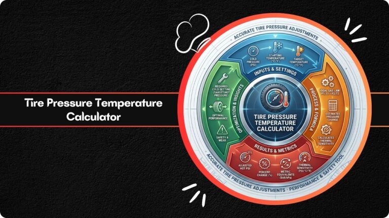 Tire Pressure Temperature Calculator