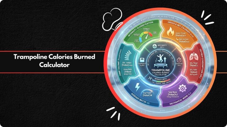 Trampoline Calories Burned Calculator