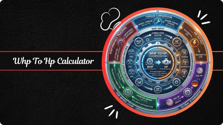 Whp To Hp Calculator